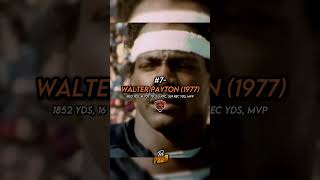 The Top 10 Greatest Running Back Seasons In NFL History #shorts