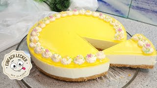Zitronen-Joghurt-Torte 🍋