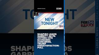 Shapiro leads Garrity as PA voters cite economic concerns, Trump dissatisfaction: poll