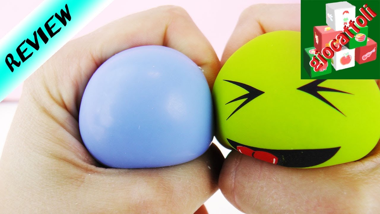 Palline Antistress A Forma Di Gnocchi | Squishy Morbido Con Espressioni | Giocattolo Fidget Per Adulti E Bambini | Anti-stress Tattile