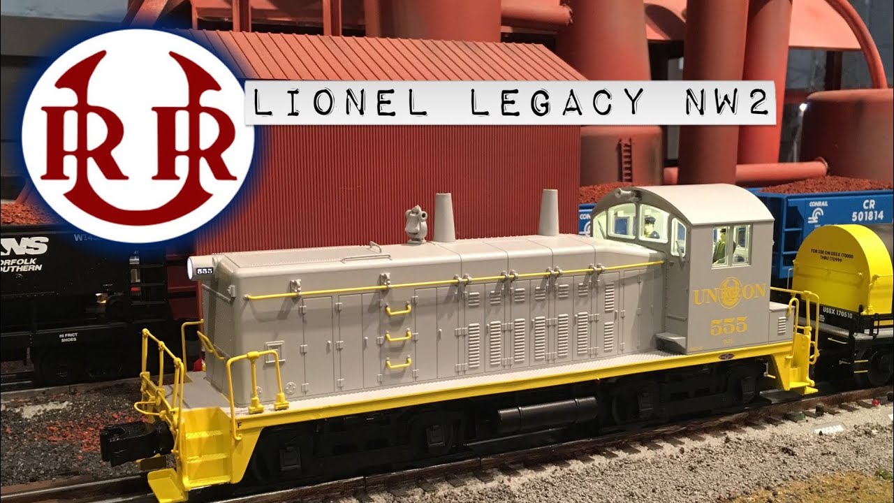 Lionel Legacy Union Railroad URR NW2 switcher 6-83392 - YouTube