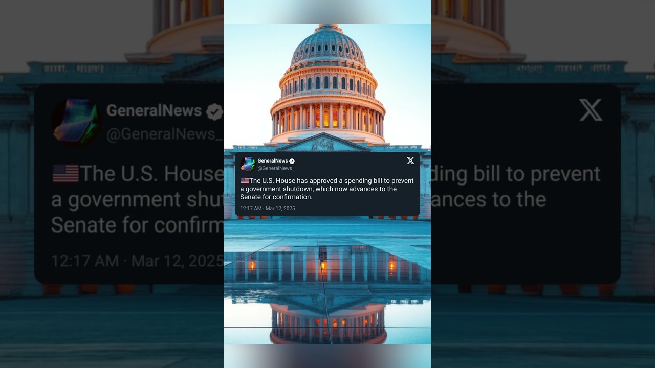 House Approves Bill to Prevent Shutdown, Awaits Senate Decision! 