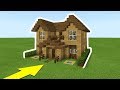 Minecraft Tutorial: How To Make The Ultimate Wooden Starter House "Everything you need to survive"