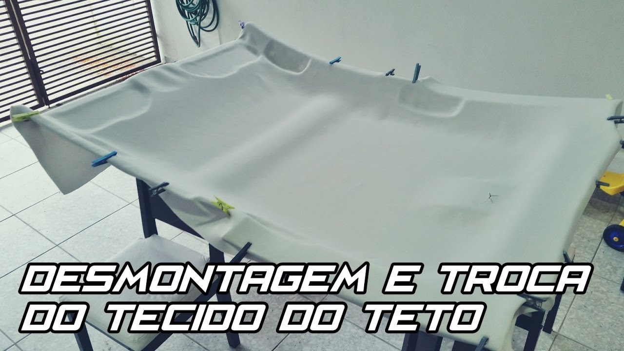 Desmontagem e Troca do Forro do Teto - Citroen C4