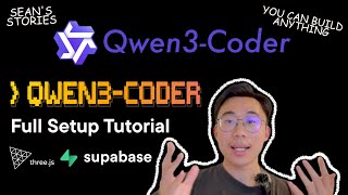 You Can Setup Alibaba’s Qwen3 Coder & Build FASTER | ThreeJS game | Qwen VS Kimi | Supabase