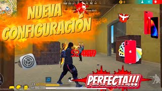 La MEJOR CONFIGURACION!!! 😱🔥 para todos los iPhone 8 plus 6/7/xr/xs/11/12/13/14/15 2024 free fire