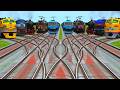 Steam, Diesel And Electric Trains Crossing At Dangerous Railroad || From Old Engines to Modern Train
