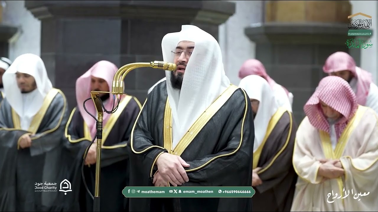 صلاة التراويح للشيخ بندر بليلة ليلة 8 رمضان 1447هـ من سورة المائدة (41-81)