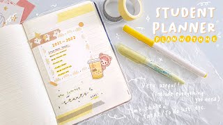 Back to School 2021 : Student Planner Plan with Me - Indonesia ( Click CC for Eng Sub)