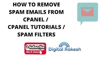 How to remove spam emails from cpanel - cPanel Tutorials - Spam Filters - Digital Rakesh