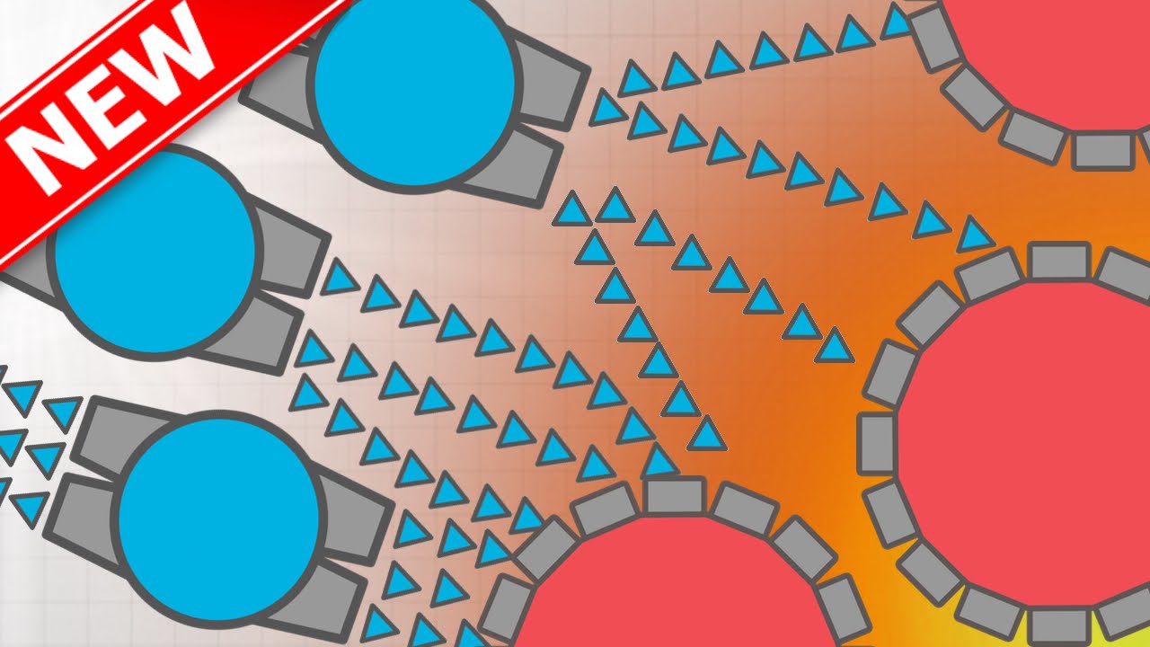 DIEP.IO NEW BATTLE SHIP CLASS VS MOTHERSHIP!! - BRAND NEW UPDATE FOR DIEP.IO -DESTROYING MOTHERSHIPS