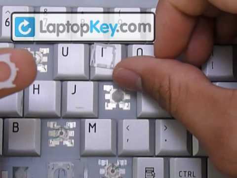 Replace Keyboard Key on Toshiba L500 A505 A500 L505 L450   Fix Laptop Installation Repair