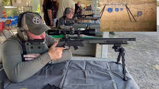 CZ 457 PVT 22LR 16in MDT XRS Chassis - 50 shots at 200m