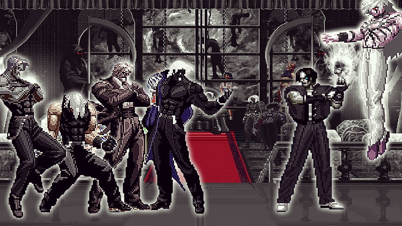 [KOF MUGEN] Orochi Kusanagi WF Vs Ultimate Rugal Team - YouTube