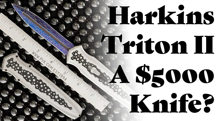 Jeff Harkins Triton II OTF in Stainless Steel with...