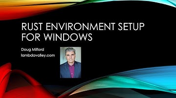 Rust Setup for Windows