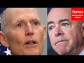 "There's No Logic To This": Rick Scott Confronts Mayorkas Over "Crisis" At Border