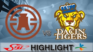 20170210 SBL超級籃球聯賽 臺銀vs達欣 Highlight