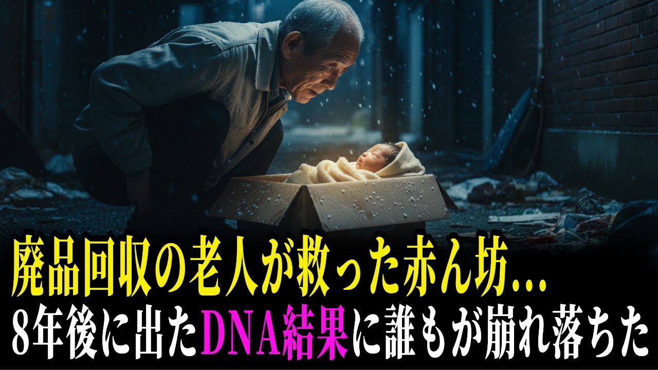 廃品回収の老人が救った赤ん坊…8年後に出たDNA結果に誰もが崩れ落ちた| オーディオブック | 感動する話 | すっきりする話