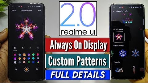 Realme UI 2.0 Always On Display (AOD) Customization Full Details |  Realme UI 2.0 Update | Atul Tech
