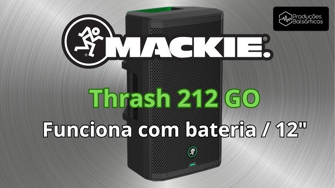 Kit 2 Colunas de Som Mackie Thump 12A 1300W + 2 tripés