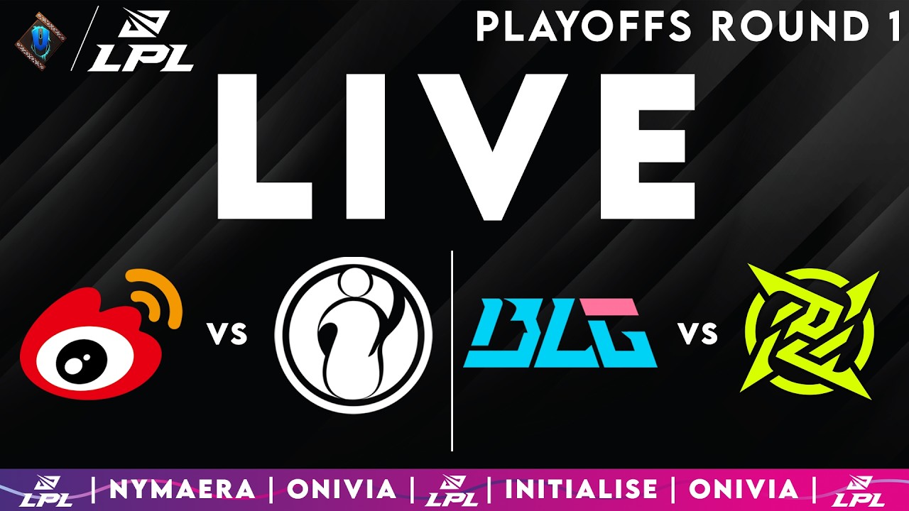 LPL 2026 Live Split 1 | LPL English Playoffs with Nymaera & Initialise WBG vs IG | BLG vs NIP