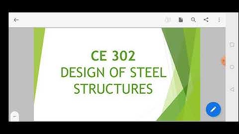CE302, Design of steel structure by Amit Purohit