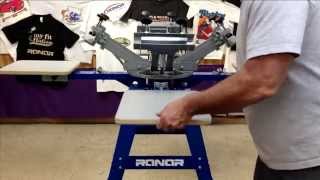 T-Shirt Printing Press, Silk Screening Machines, Multi Station,
