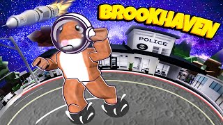 JE TEST UN BROOKHAVEN SUR LA LUNE ! ROBLOX (Gravity Controller)