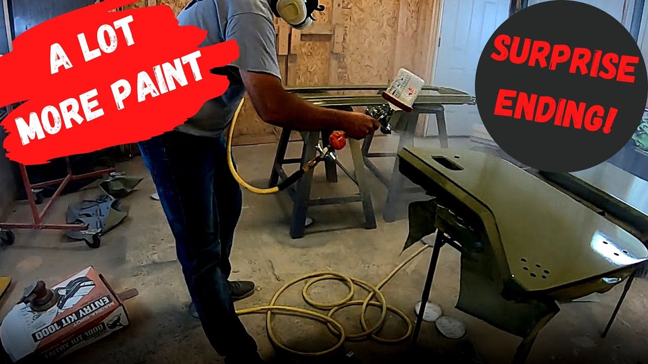 Jeep wrangler TJ Painting Body Panels!(Body and Paint Ep. 12) YouTube