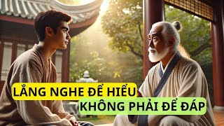 Tại sao cổ nhân luôn dạy: Lắng nghe để hiểu, không phải để đáp?
