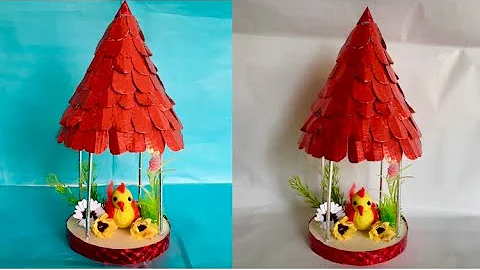 Beautiful Bird Nest | Bird House Showpiece for Home decoration | Diy Bird's Nest Making idea