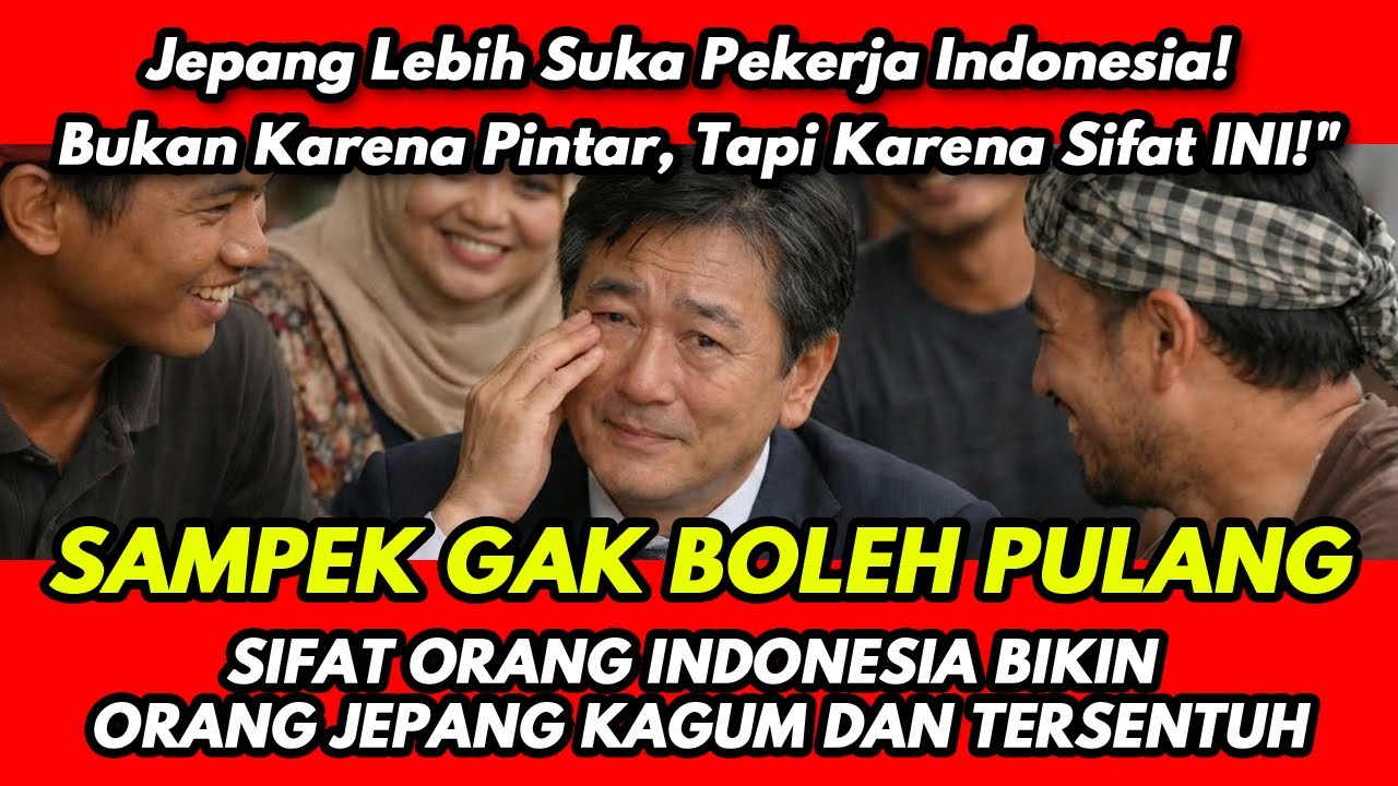 SUMPAH MERINDING! Sifat Asli Orang Indonesia Ini Bikin Bos Jepang MENANGIS & TERSENTUH