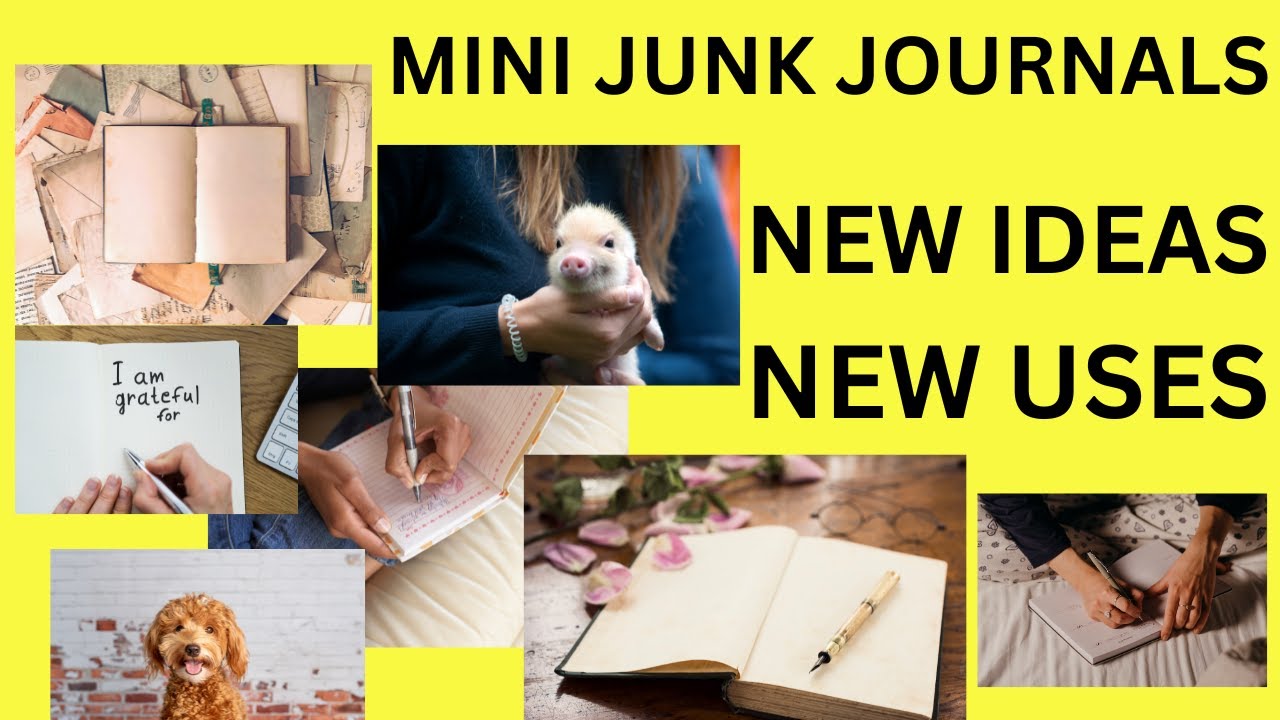 MINI JUNK JOURNALS & NEW IDEAS NEW USES!! - YouTube