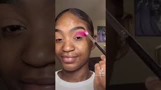 Pink eyeshadow tutorial using the Glow Up Academy Varsity Palette 😍 #youtubeshorts
