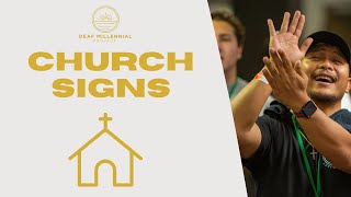 Part 1  learn American Sign Language church vocabulary