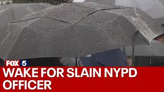 Wake for slain NYPD officer