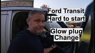 Ford Transit Mk7 (2009) Hard to start, Glow plug testing and change