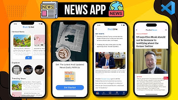 🔥🗞️📰 Learn News App in Flutter with 2 REAL Projects | Rest API, State Management - 2025