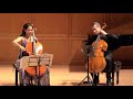 Alice yoo cello and matthew zalkind cello  boccherini cello sonata in c major g6  iilargo assai