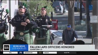 LAPD honors its fallen officers with a memorial ceremony Wednesday