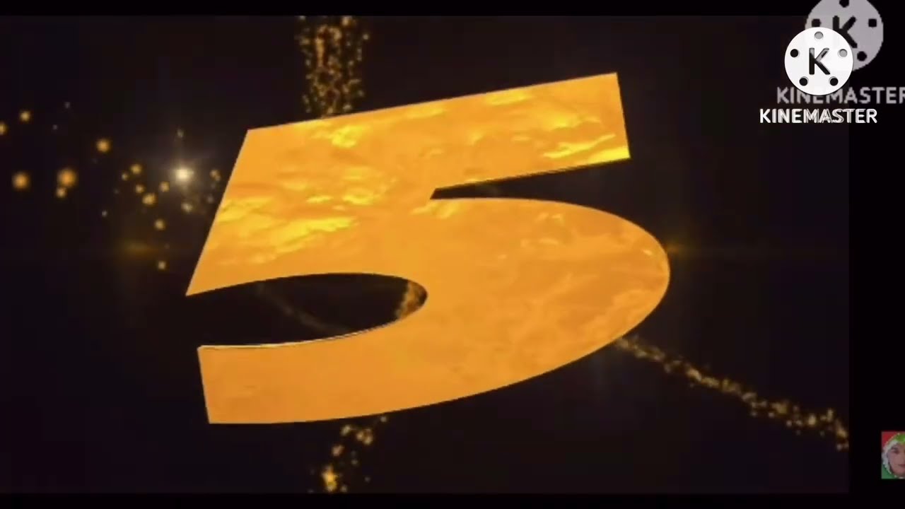 Countdown Timer 5 sec ( v 471 ) Christmas is Coming with sound effects HD 4k