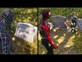 Spiderman 2  peter and miles visit aunt may uncle ben and miles dads grave