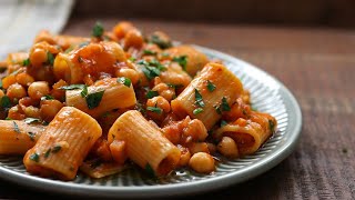 Healthy Chickpea Pasta (PlantBased) | Easy One Pot Vegan Recipe!