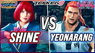 T8 🔥 Shine (Lili) vs Yeonarang (Hwoarang) 🔥 Tekken 8 High Level Gameplay