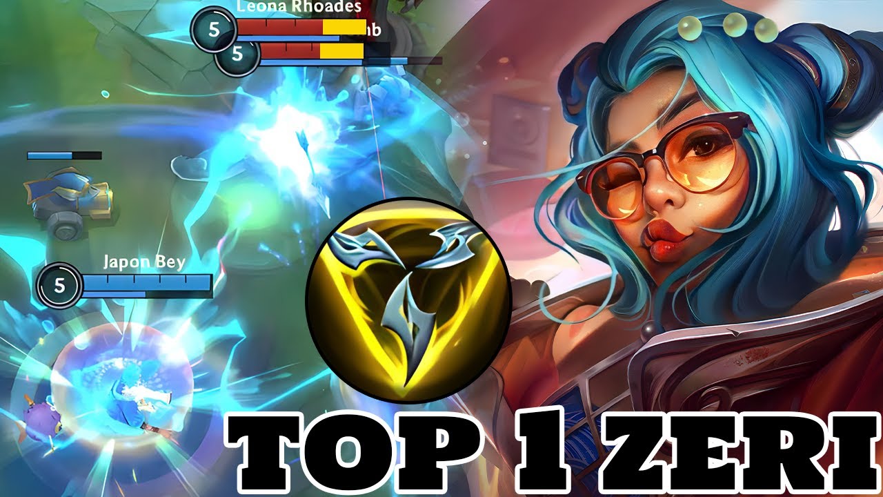 Top 1 zeri (Wild rift) +80 Games with 77% win rate. She is so