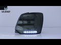 VLAND LED Tail lights For Volkswagen (VW) Polo (Vento) 2011-2017 Turn Signal with Sequential(SMOKED)