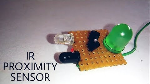 How to make infrared proximity sensors | without IC using only transistor.