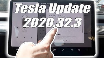 Tesla Software Update 2020.32.3 | Automatic Window Closing, Notifications, & More!
