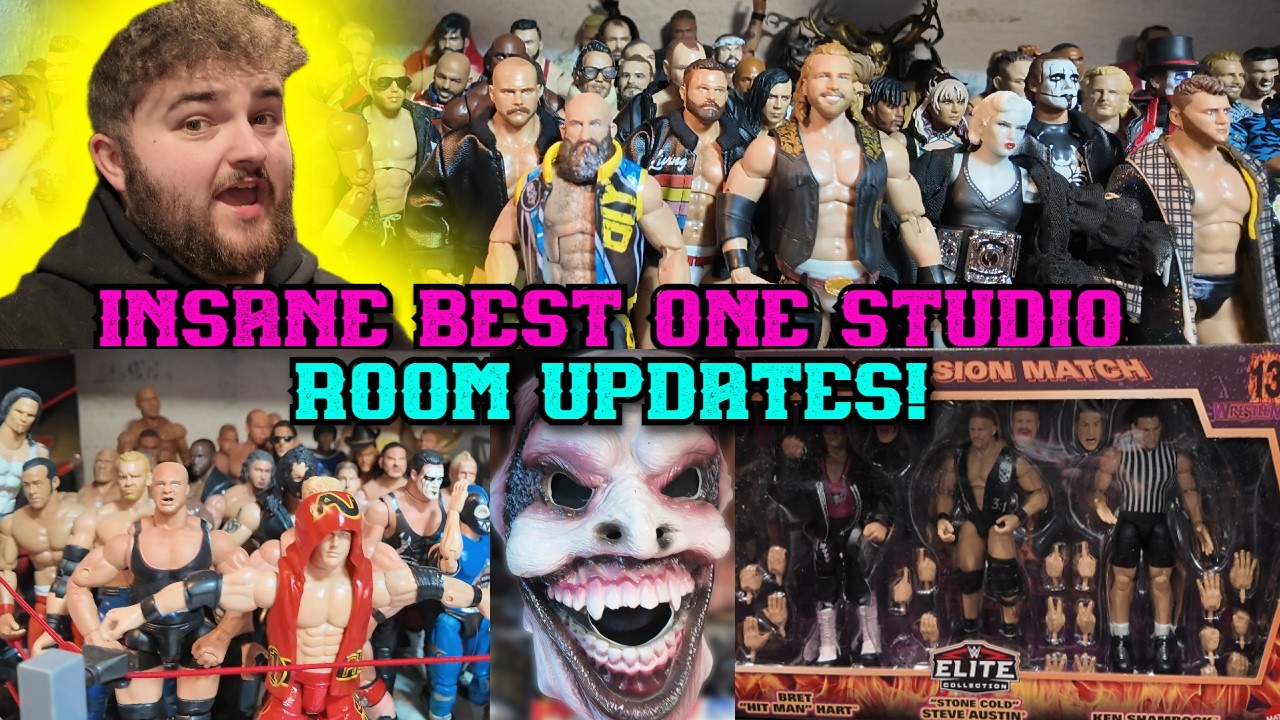 Я внес масштабные изменения в свою комнату с фигурками борцов! Обновление от Best One Studios!